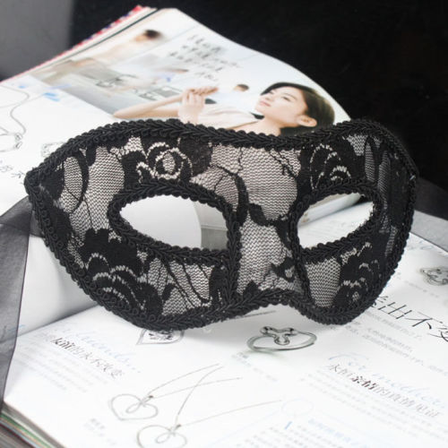 Vrouwen kant venetiaans masker bloemenmasker feest gala bal mardi gras masker