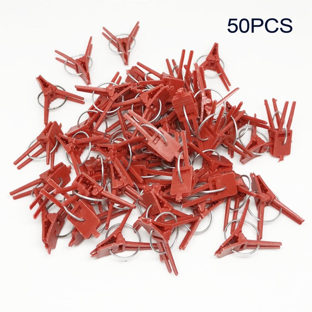 100 pezzi di clip trasparenti per innesto di piante per pomodori