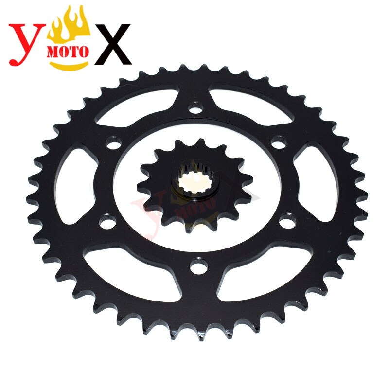 Kettenrad Und Kettensatz Für Motorräder - Vorne 9Z 10mm, Hinten 54Z 35mm Mit 120 Gliedern