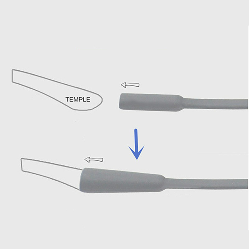 SUEF recién 20cm de silicona tira de cadena para gafas soporte Cable sostenedor de cordón de cuello para gafas de lectura guardián favores de para los niños @ 3