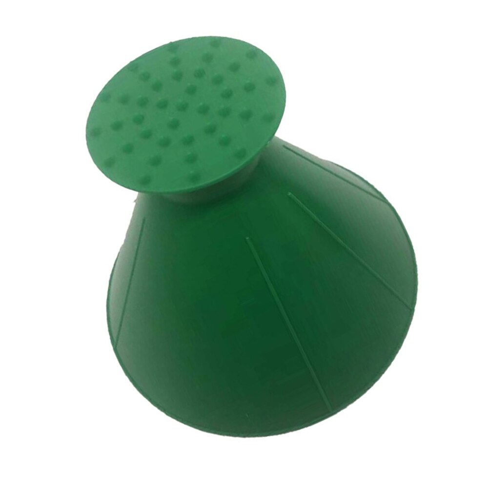 Cone Windshield Ice Bucket Funnel Car Glass Scraper Car Cone Snow Remover Practice Cleaning Tool Ice Shovel: green
