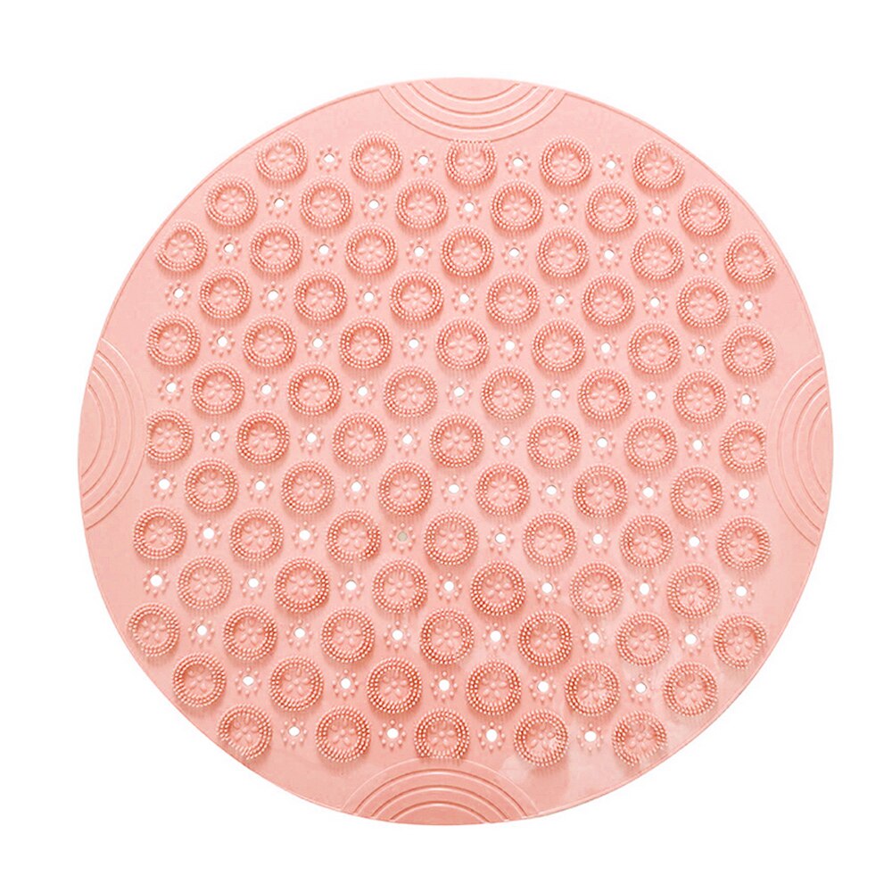 55cm ronde pvc antislip badmatten siliconen douche badmat voetborstel dode huid punt kralen pad badkamer antislipmat
