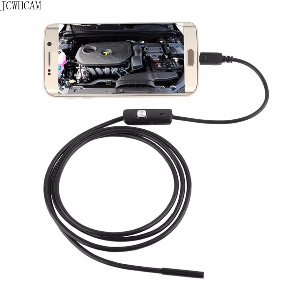 1m 2m 5m 10m Semi-rigid USB Endoscope Camera 5.5MM IP67 Waterproof Snake Camera With 6 Led Windows Macbook PC Android Endoscope