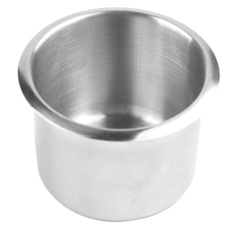 Portavasos pequeño de acero inoxidable para barco, soporte para beber de 68x55mm, para coche, camión, Camper, mesa de póker de acero inoxidable