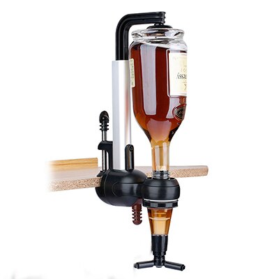 Wijn Dispenser Rotary 1 Fles Stand Drankjes Optics Dispenser in Geesten Wijn Staal Bar Butler Bar Gereedschap: 1PCS