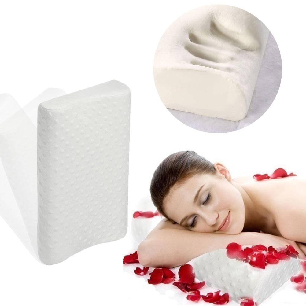 Memory Foam Orthopedic Sleep White Cooling Comfort Gel Bed Pillow Cushion Memory cotton Memory Foam Pillow