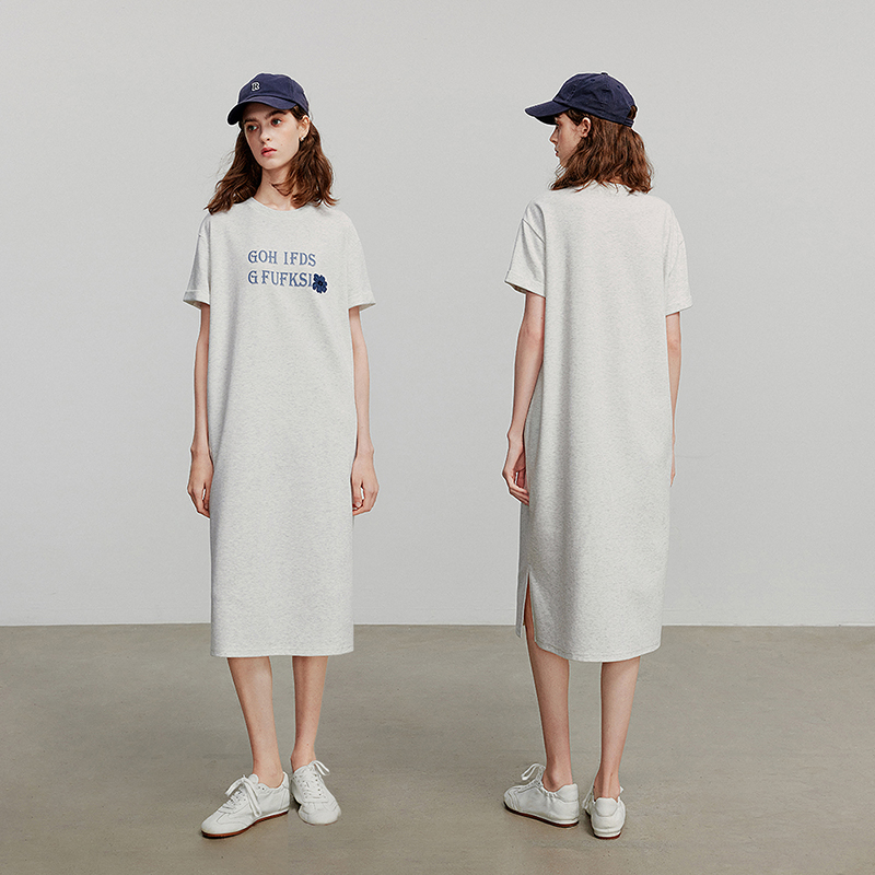 TOYOUTH Women Dress Summer Short Sleeve Casual Dress 8529076