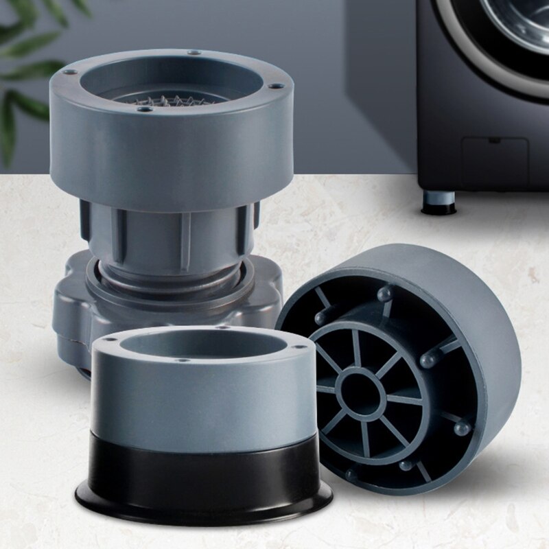 1PC Washing Machine Feet Pads Anti-Vibration Pads Height Adjustable Non-slip Pad Furniture Lifting Foot Furniture Protector