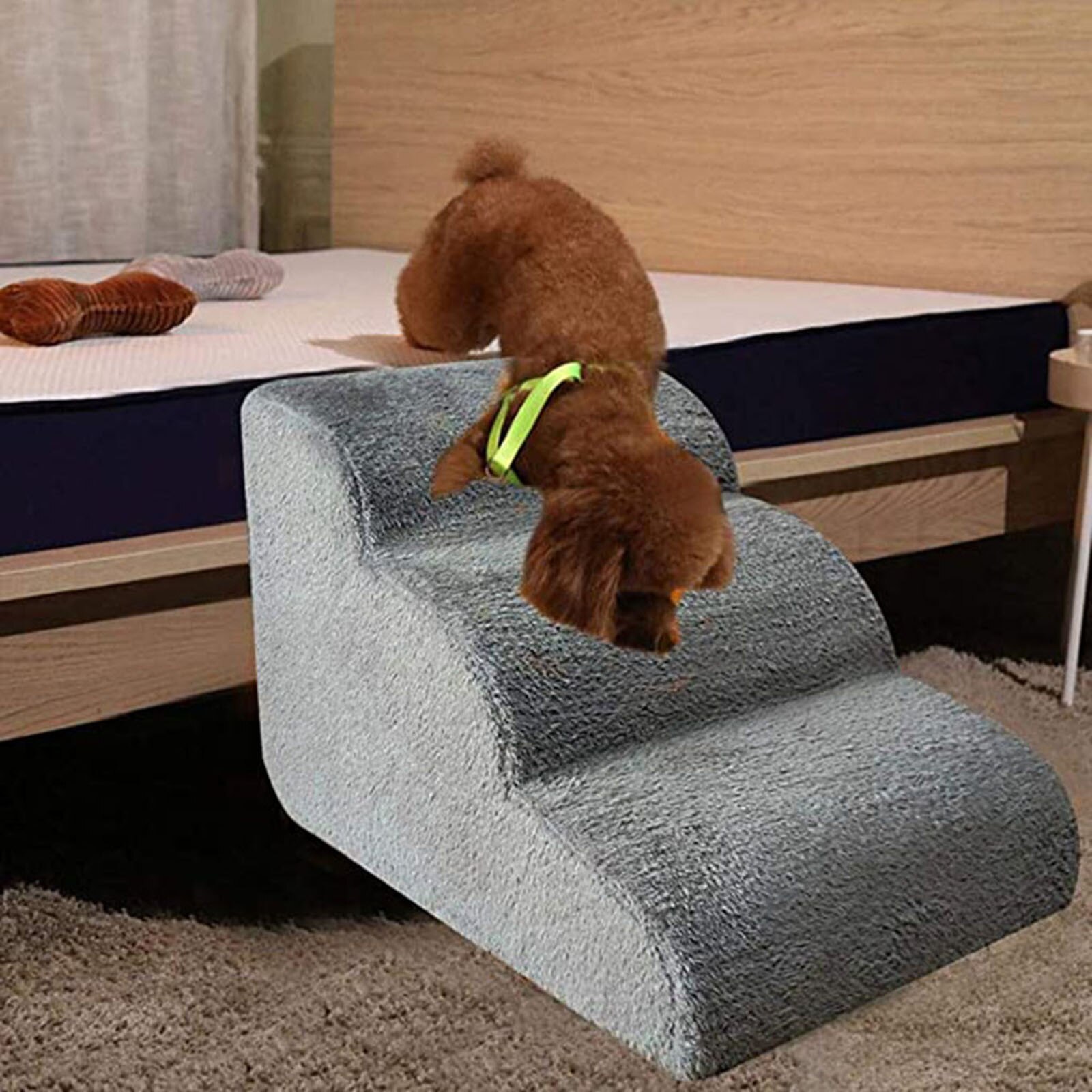 Escalones grandes para interior y exterior para mascotas, escalera para perros, rampa para perros, sofá cama, escalera para perros y gatos