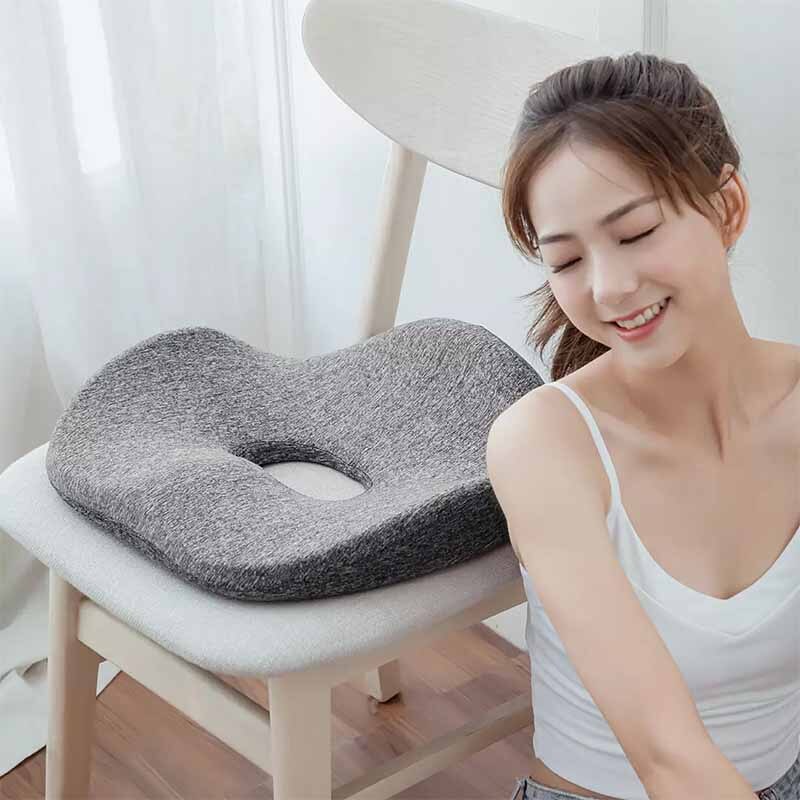 Xiaomi Leravan coussin de siège sur chaise antibactérien respirant mémoire de mousse coussin maison voiture bureau chaise coussin