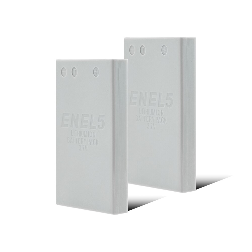 1/2 Pcs 3.7V EN-EL5 1150mAh Li-ion Lithium Battery For Nikon Coolpix P4 P5000 P5100 P6000 P80 P90 P100 P500 P510 P520 P530 S10