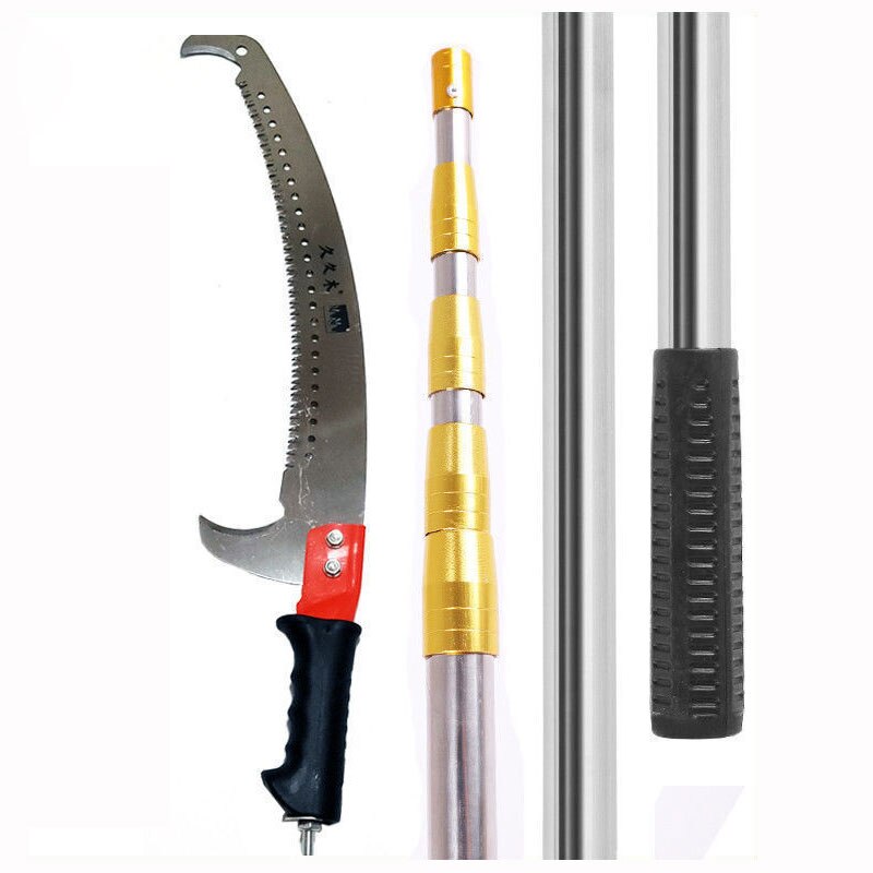 Telescopic Pole Saw Reciprocating Hand Tools Multifunctional Stainless Steel High Branch Garden Fruit Tree Altitude