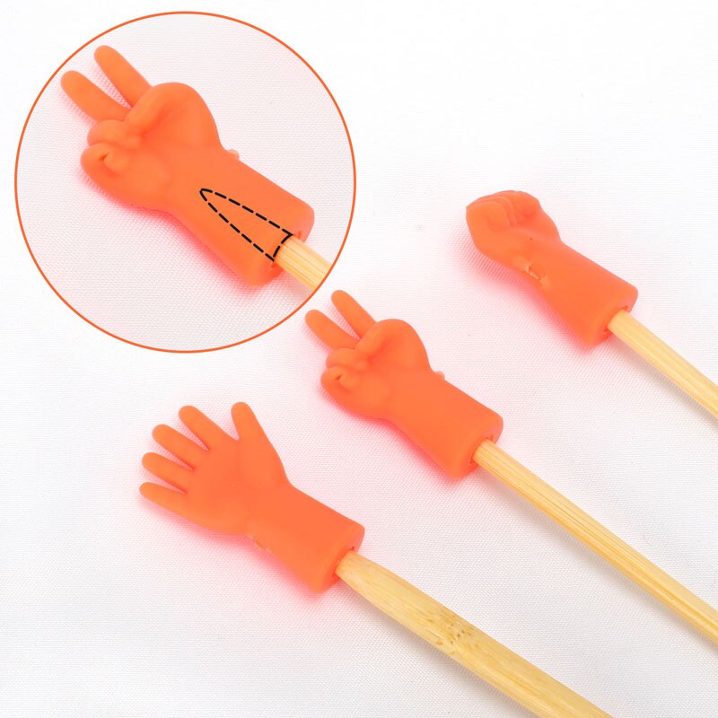 6 Pcs Breinaalden Point Beschermers Naald Tip Stopper Voor DIY Weave Breien En Naaien & Naaien Gereedschap Accessoires