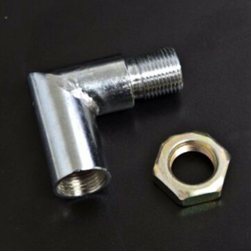 Short O2 Oxygen Sensor Spacer 90 Degree Bung Extension M18 x 1.5