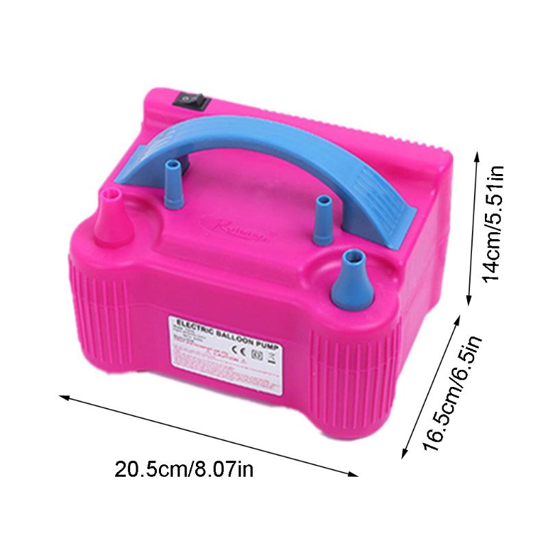 Electric Balloon Pump Dual Nozzle Electric Balloon Inflation Blower for Party