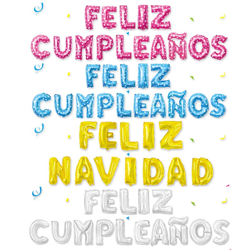 16 inch Letters HAPPY BIRTHDAY Foil Balloons Happy Birthday Party Decoration Kids Alphabet Air Balloons Baby Shower Supplies