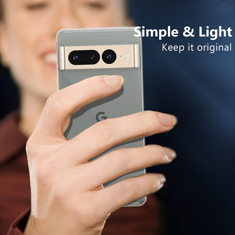 Crystal Ultra Thin Clear Silicone Soft Cover for Google Pixel 9 8 7 6 Pro XL 9A 8A 7A 6A Transparent Case Slim Shell Capa