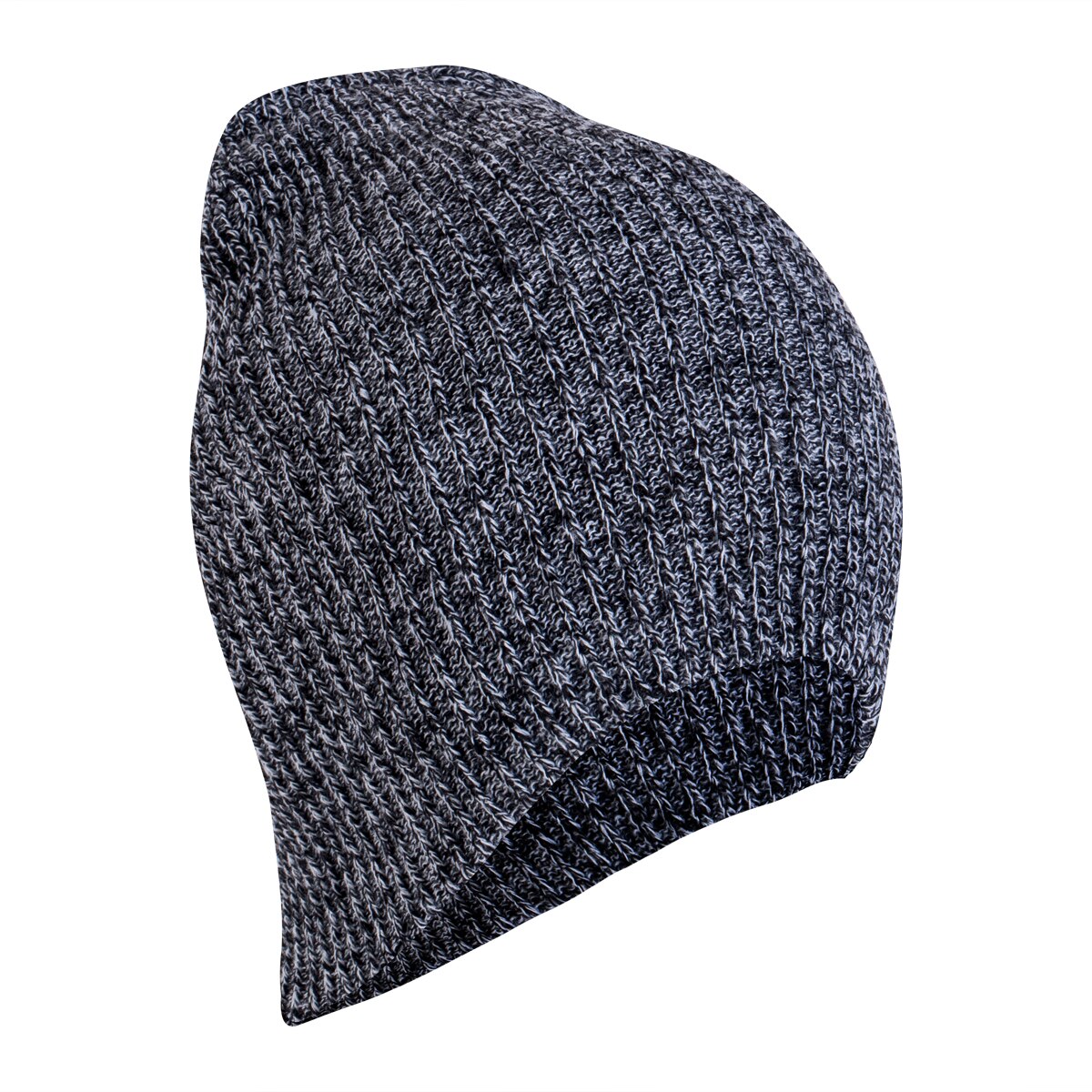 Herre damer strikket uldne vinter overdimensionerede slouch beanie hat cap skateboard: Mørkegrå