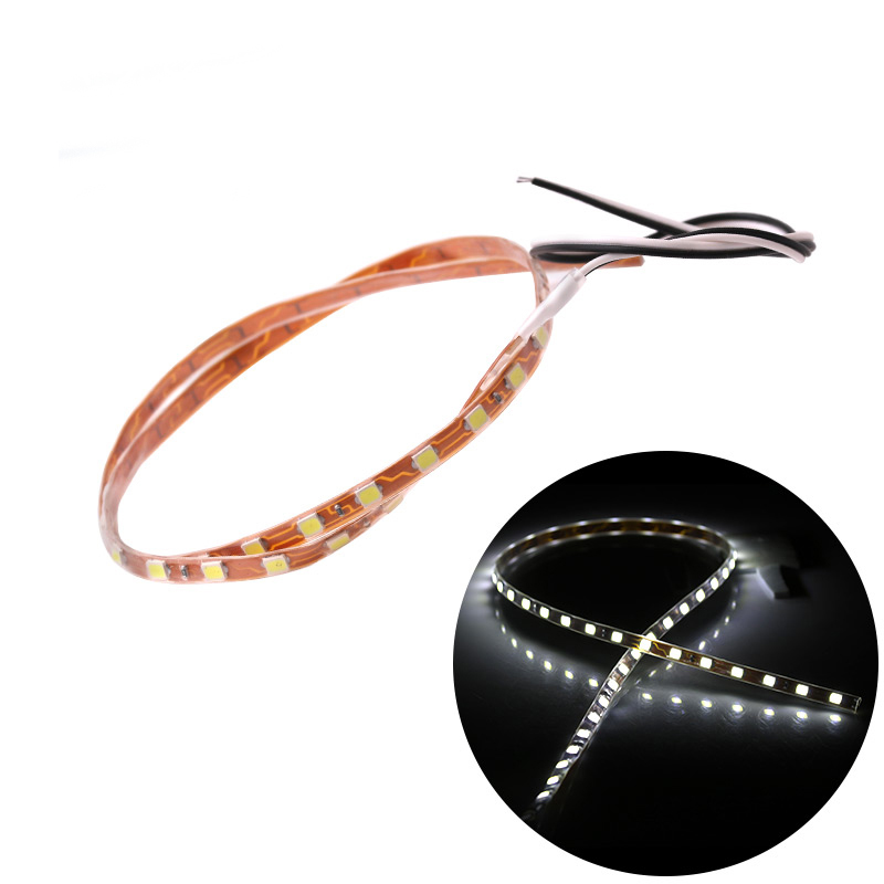 12V Universele Auto Led Decoratieve 45Cm Strip Verlichting Motorfiets Decoratie Led Bar Auto Interieur Ambient Sfeer Strip Verlichting