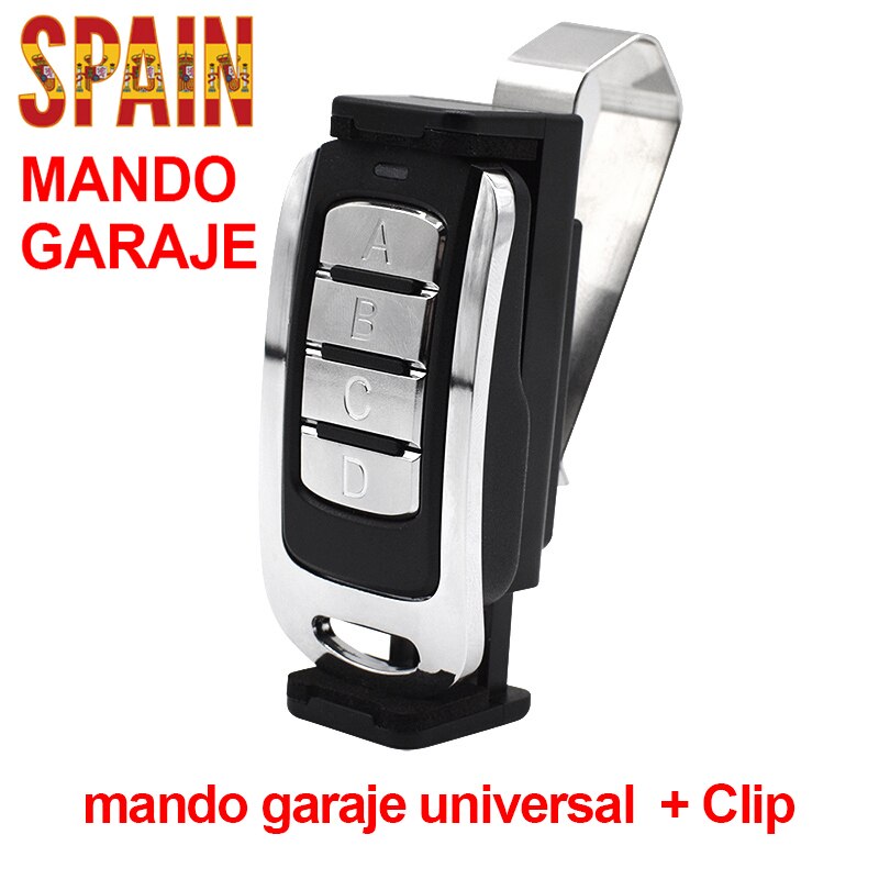 mandos para puertas de garaje Clemsa mando garaje universal, clon CLEMSA Mastercode MV1 Mutancode MT1 MT2 287mhz 433mhz 868mhz