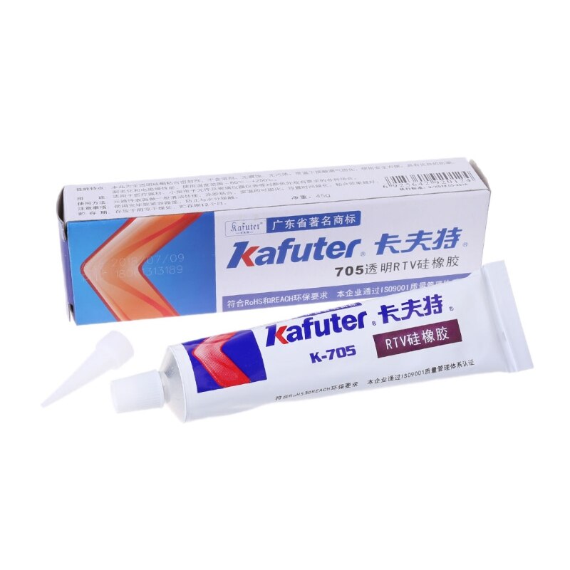 Transparent RTV Silicone Rubber Adhesive Grease Sealant Electronic Glue Hardware