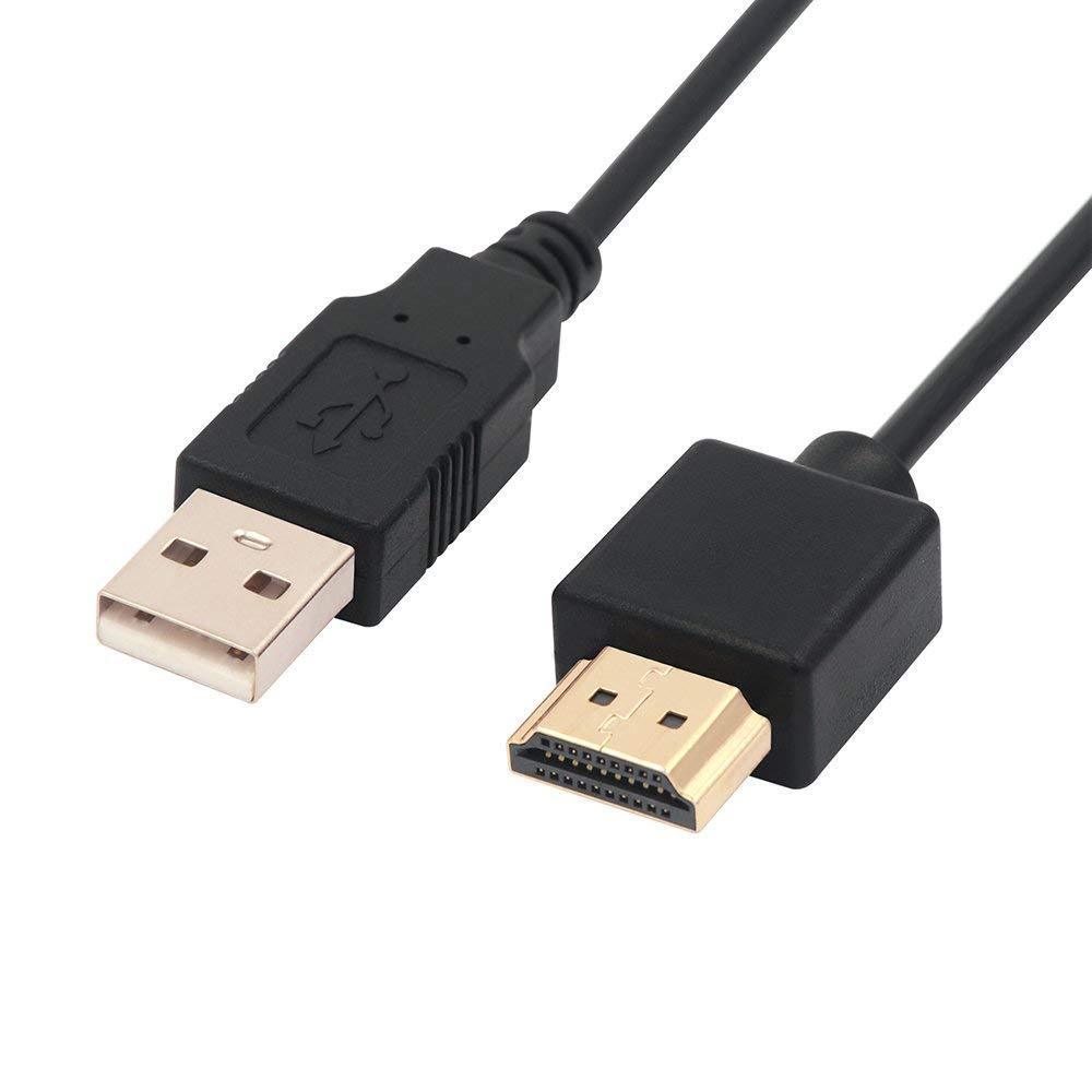 1 Pc USB Zu HDMI Kabel Männlichen Ladegerät Kabel Splitter Adapter HDTV PlayStation3-DVD