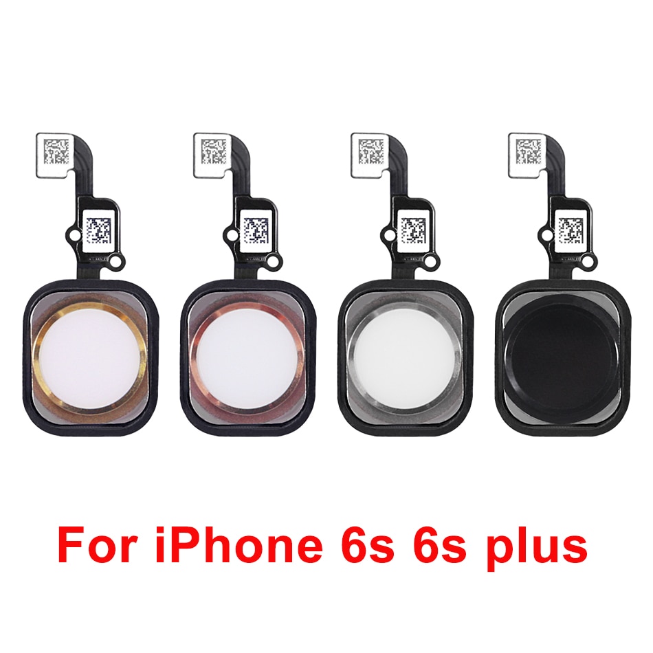 Home Button with Flex Cable for iPhone 5 5C 5S 6 6Plus 6s plus 7 7Plus Home button Flex Cable Assembly Black Gold White