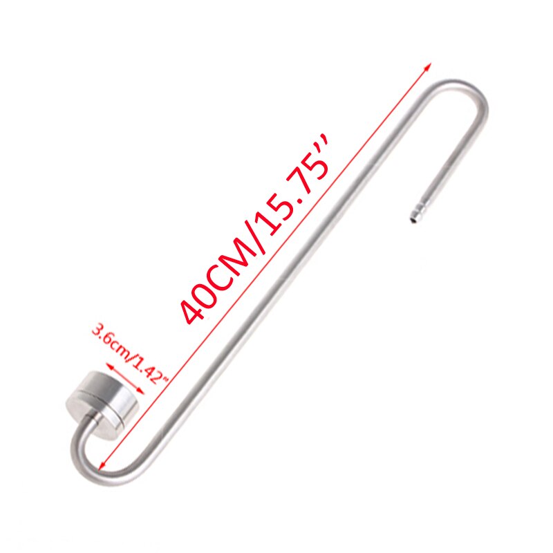 Aquarium Ultra Thin Stainless Steel CO2 Diffuser Excellent CO2 Dissolve Rate: L400