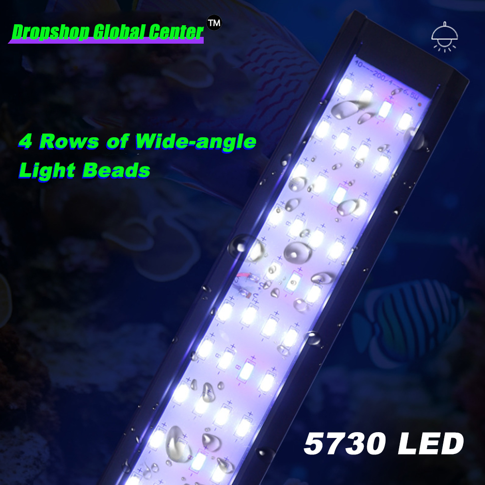 Aquarium Beleuchtung 5W/7W/9W/12W LED Aquarium Licht Ultra-dünne Anlage Wachstum Clip Licht Aquarium Beleuchtung Aquarium Zubehör