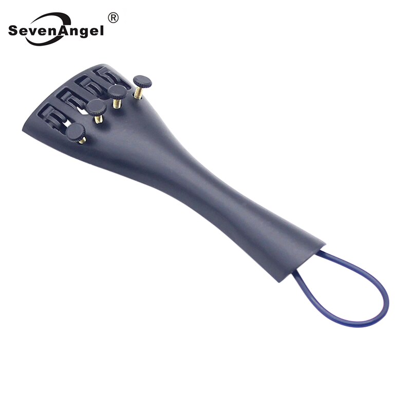 1 piezas de aleación de aluminio violín cordal Hill estilo con 1 piezas Tailgut Tailcord 4 bien sintonizadores Durable fuerte Violino Accesorios