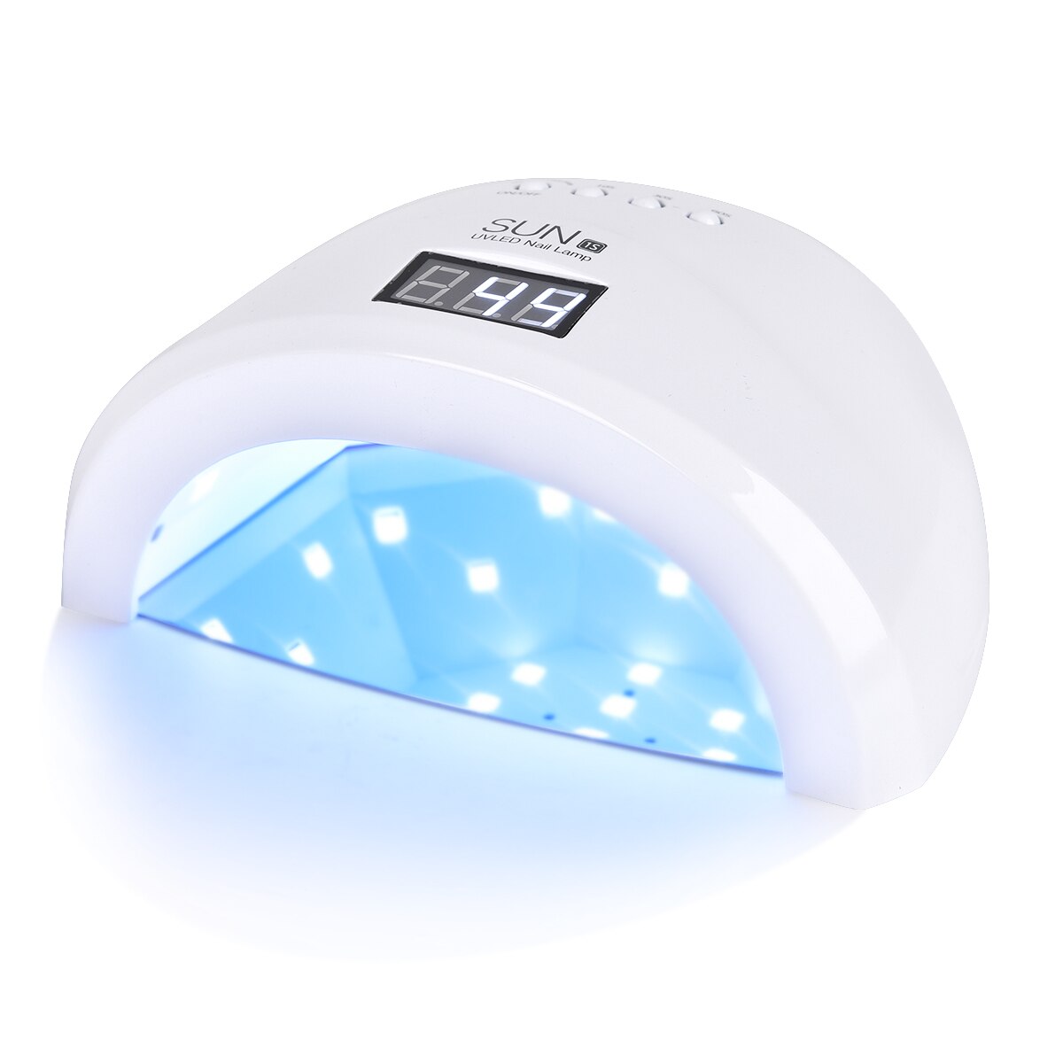 Led lampa nail sun 1s spik uv lampa sun en led lampa 30 leds 24/48w switch ultraviolett nageltork lampa vernis gel nail tool