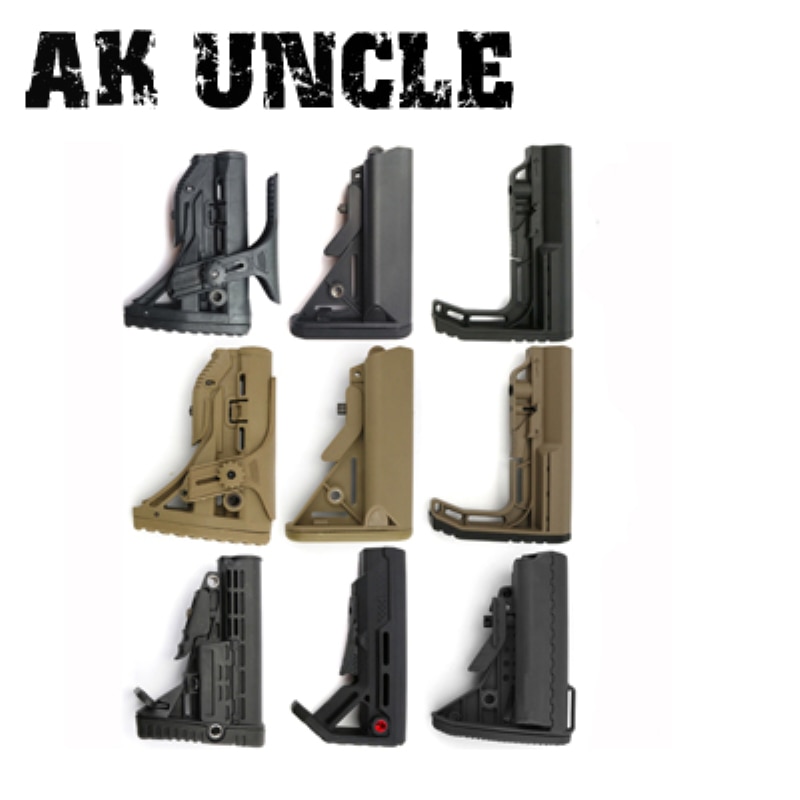 AK Uncle Gel blaster buttstock Mk18 Triangle WBB butt stock Accessories