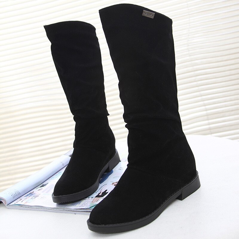 2022 Snowboots Vrouwen Winter Schoenen Casual Vrouw Hoge Laarzen Zwart Rood Zachte Comfortabele Schoeisel A1749