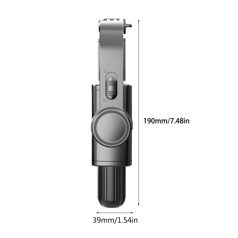 Trépied de support de téléphone, stabilisateur de bâton de Selfie avec télécommande Bluetooth pour IPhone et téléphones Android