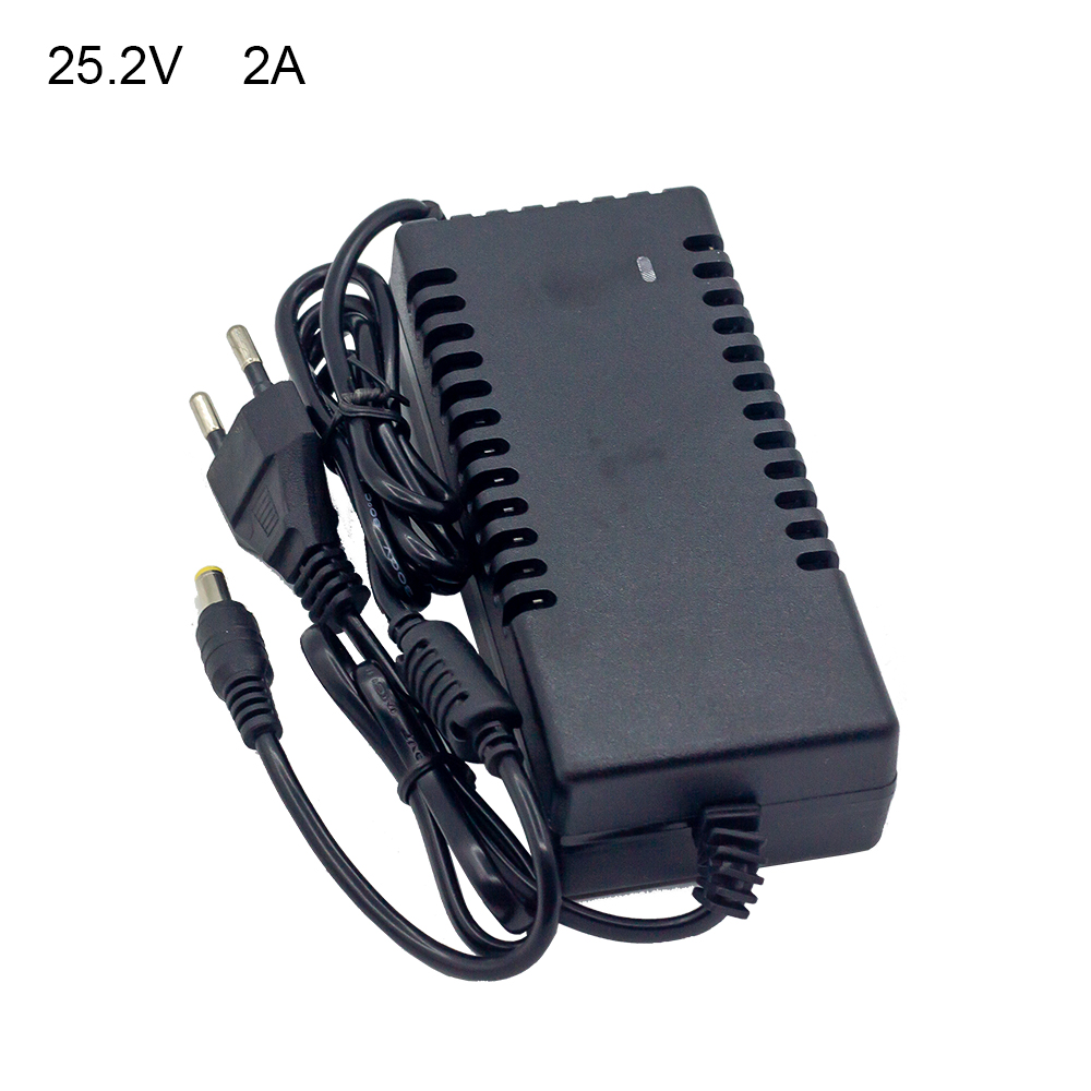 6S3P 24V 10AH Battery Pack 25.2V 10000MAH BMS Electric Bicycle Toy Car 18650 Lithium Ion Battery Pack + Charger Strong Power: charger