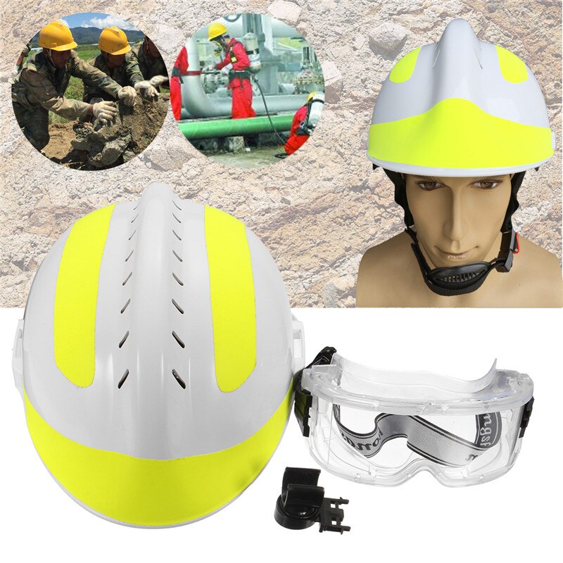 Rescue Helmet For Fire Fighter & Protective Glasses Set China CAPF Safety Protector F2 Workplace Safety Supplies Safety Helmet