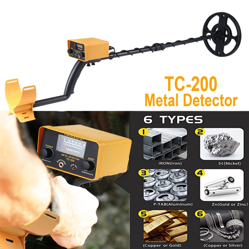 Underground Metal Detector Pinpointer Metal Detector TC-200 Gold Depth Metal Detectors accurate locatingTracker treasure hunter