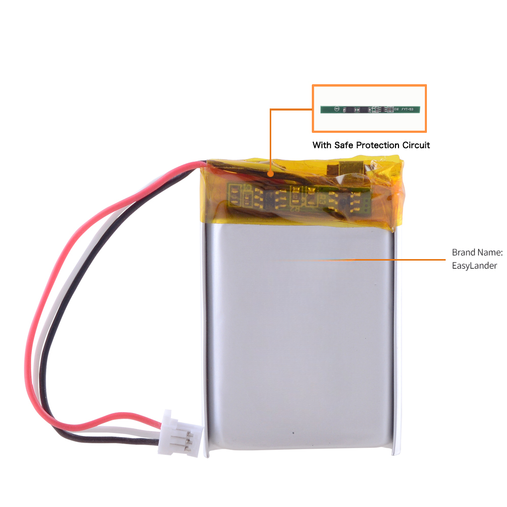 Dla GPS MiVue 366 368 388 Mio 358P 658p Papago HP F210 F300 F200 Rejestrator samochodowy 3,7 V 500 mAh 602535 Akumulator litowo-polimerowy