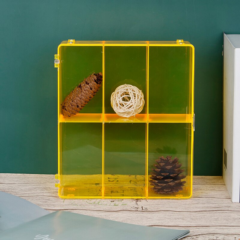 Acrylic Display Case Storage Case Box Show Case Dustproof Box for Collectibles 19.5 X 6.5