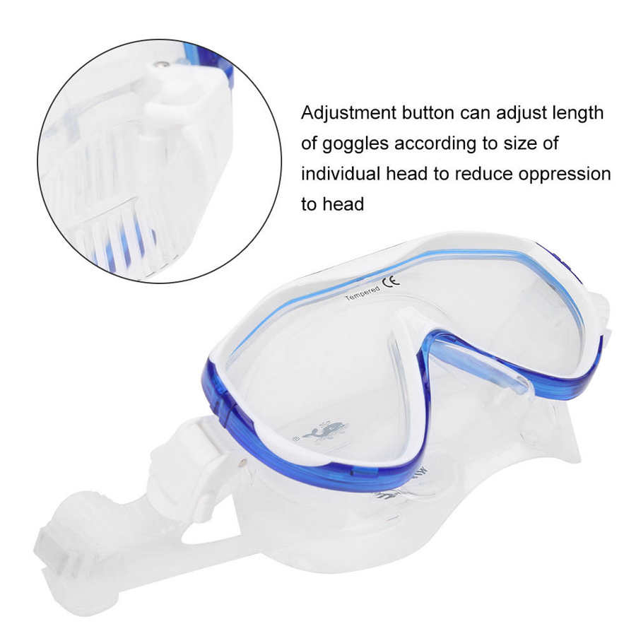 Adult Scuba Diving Mask PC+Silicone Diving Goggle Underwater Salvage Scuba Diving Goggles Mask Swimming Equipment