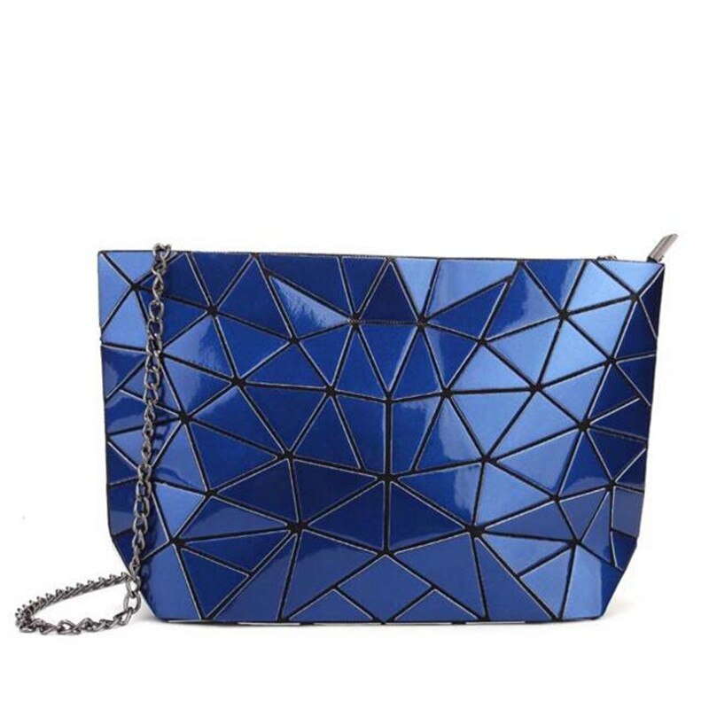 sac a main Bao Tassen Voor Vrouwen Fashoin Top-Handvat Tassen Hologram Schoudertas Tote Kleine Keten crossbody Tassen bolso mujer: Chain blue