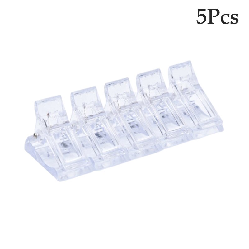 1/5/10 stuks nageltips, clip, transparante vingernagels, gelnagels, kunstnagels, manicuretool: 5 stuks