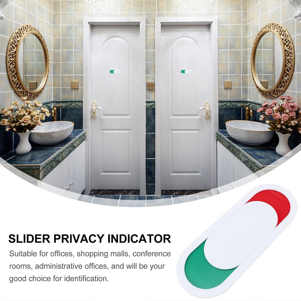 Signage Privacy Busy Occupied Indicator Light White over Door Hanger Bathroom Open Closed Work