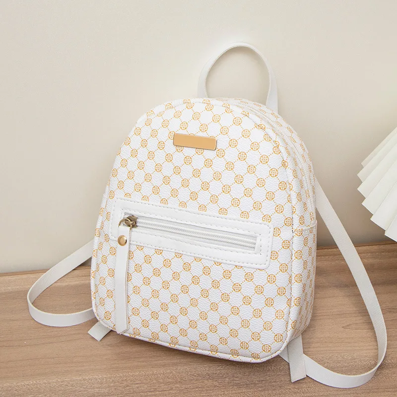 Damesrugzak Klassieke mode Schooltassen Dames Dagelijks winkelen Meisjesrugzakken Schooltassen Designerrugzak: WHITE