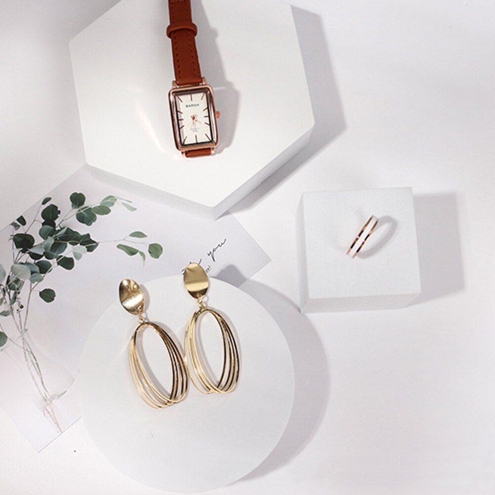 Hard Foam Geometric Cube Life Photo Photography Material Fotografia Shoot Prop for Jewelry, Toiletrie, Food,Makeup Tool