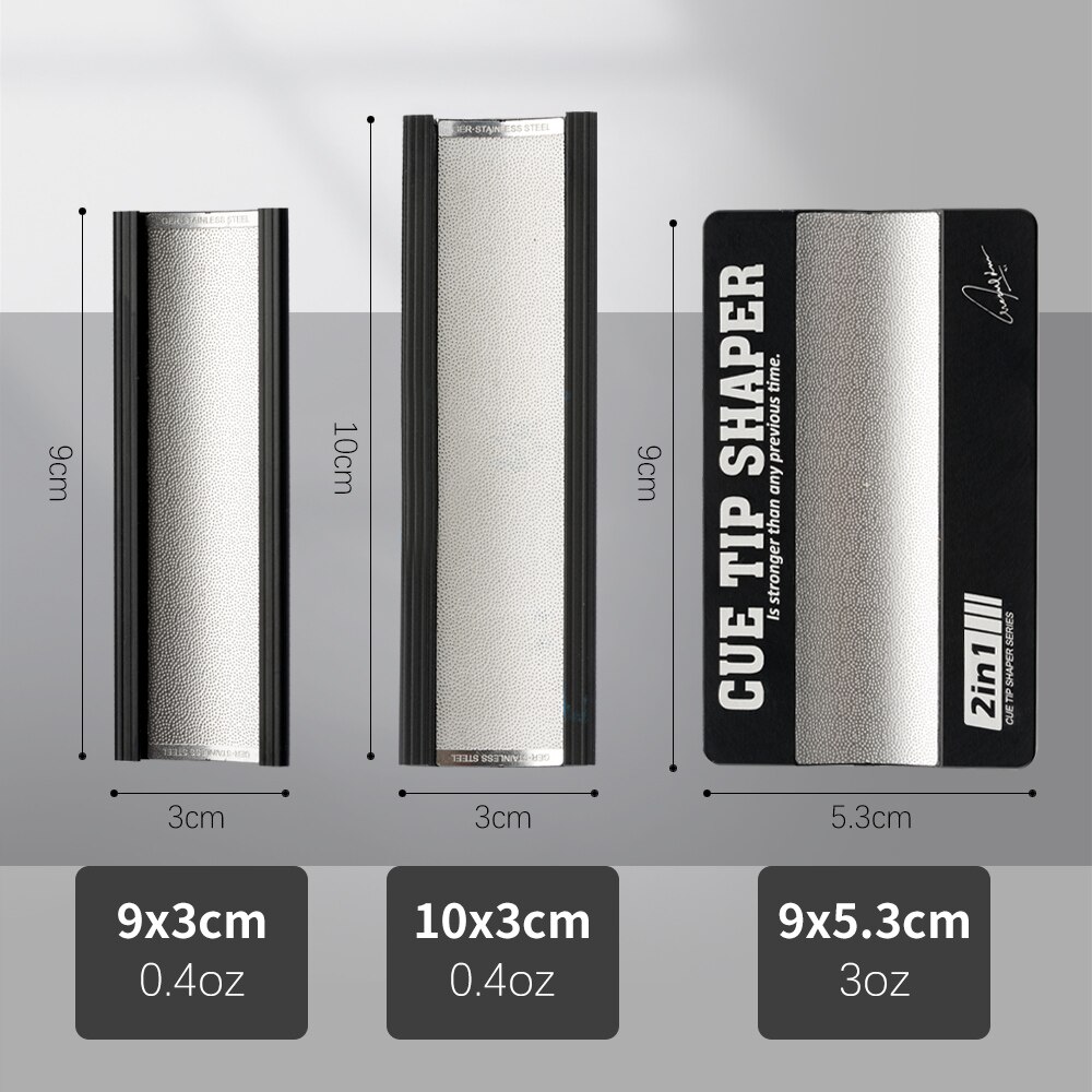 Cue Tip Repair Tool Rvs Metal Biljart Pool Cue Tip Shaper Burnisher Bestand Reparatie Biljart Accessoires Pool Cue Care