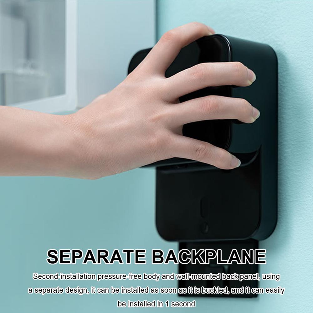 Wall-mounted Led Screen Hand Washing Automatic Induction Foam Soap Dispenser Infrared Smart Hand Sanitizer Machine for Bathroom