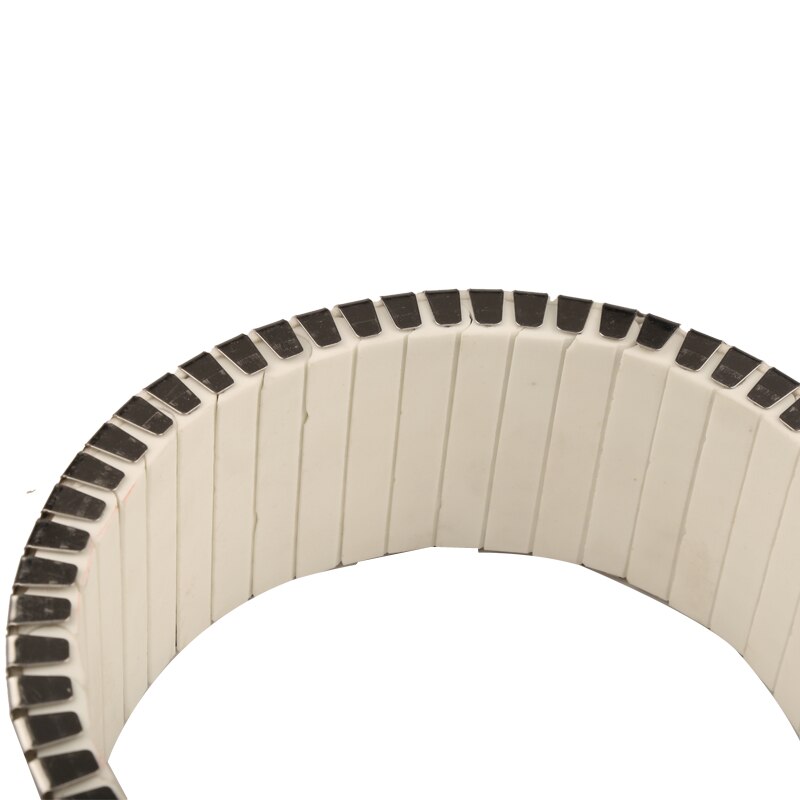 80x50mm/80x80mm/80x110mm White Ceramic Band Heater 220V Max Temperature 800 Celsius Degree Heating Enclosing for Batteries