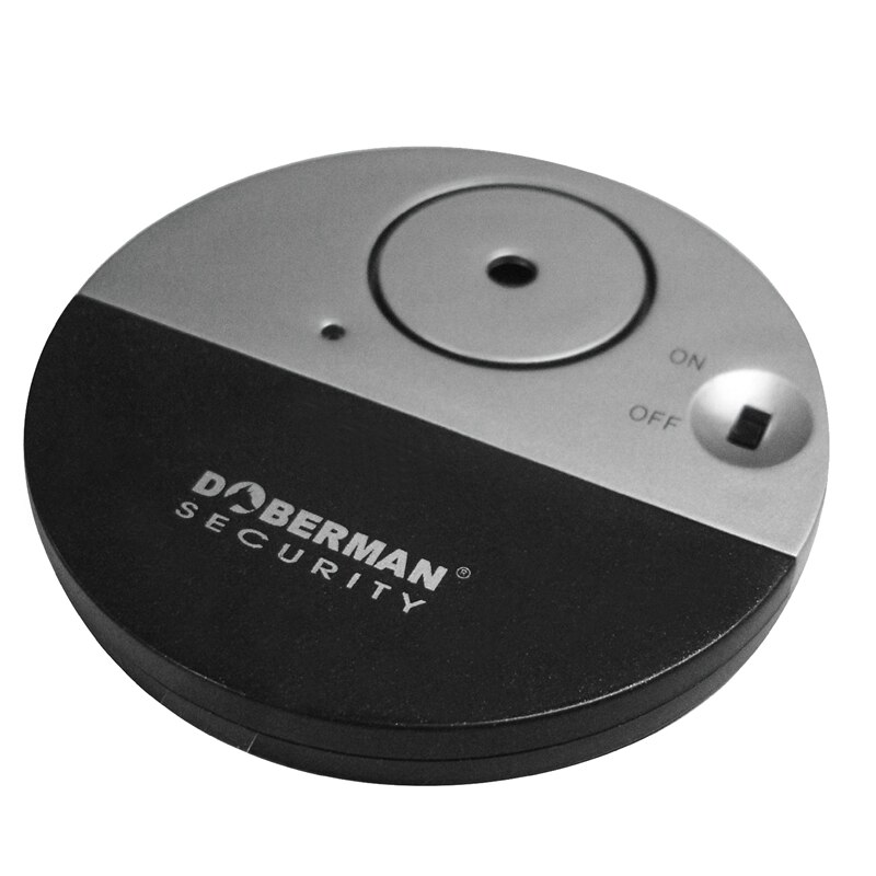 DOBERMAN-Detector de vibración electrónico de seguridad, dispositivo inalámbrico de 100DB, Sensor de vibración para ventana y puerta de armario, alarma de seguridad: Default Title