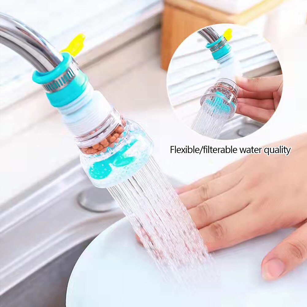 Faucet Extension Extender Bathroom 360 Rotation Adjust Free Bending Water Tap Splash-proof Universal Extension Tube Wash Basin